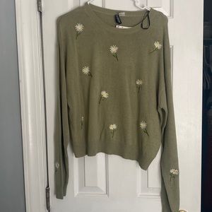 H&M Divided Daisy Sweater